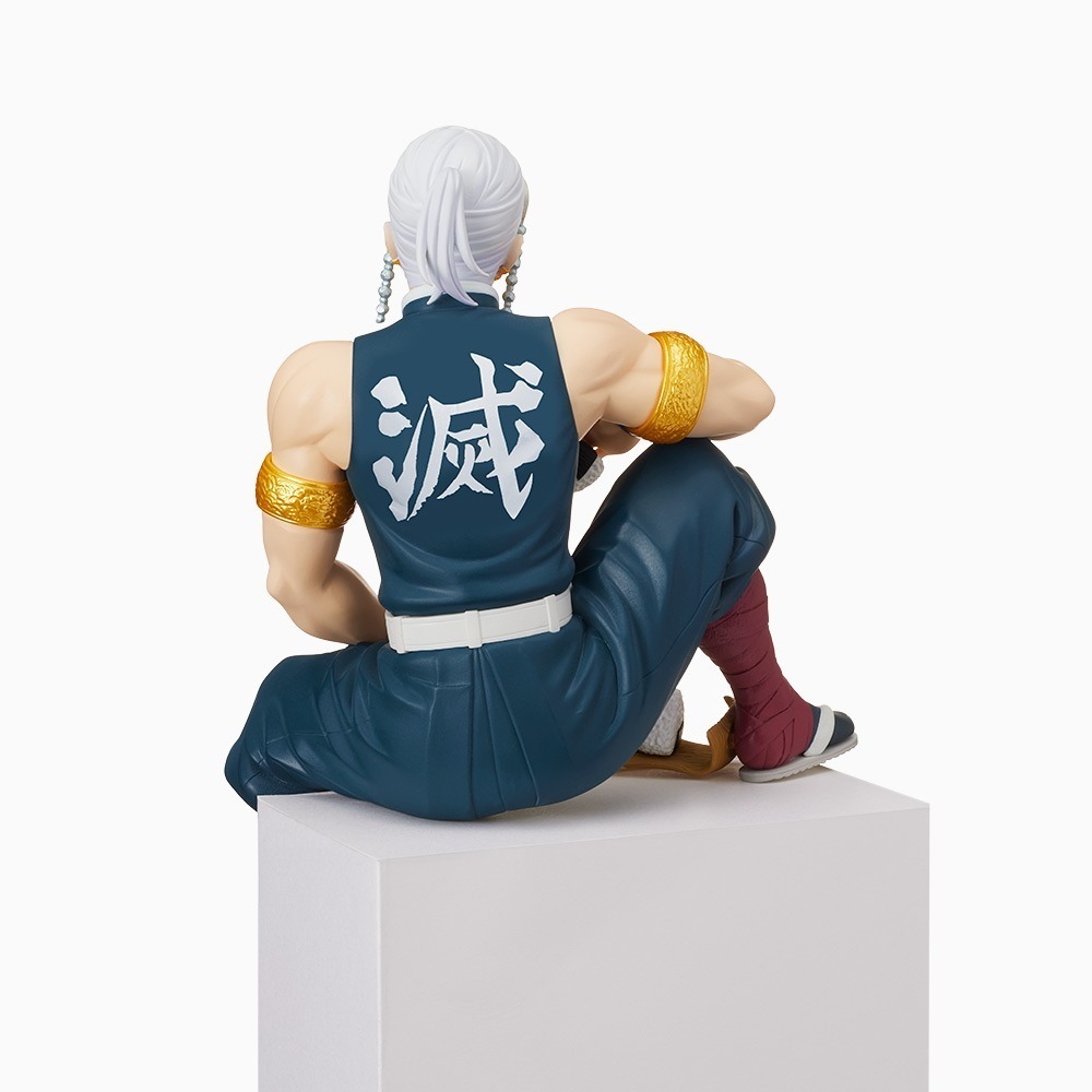 SEGA Prize 鬼滅之刃-音柱宇髄天元 坐坐吃飯糰公仔 日版  景品 盒玩-細節圖5