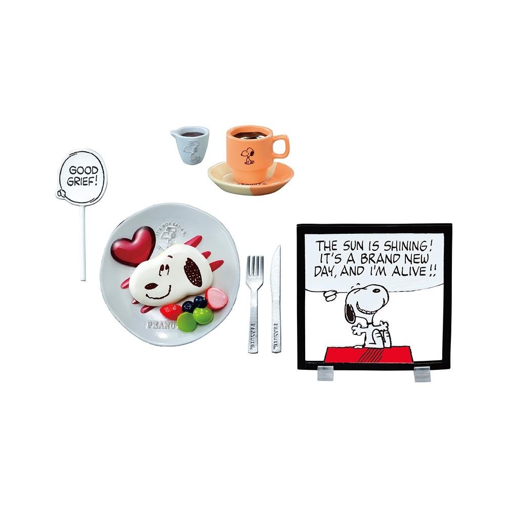 RE-MENT SNOOPY 史努比和你一起去 PEANUTS Cafe 盲盒共8款 日版 可挑款 景品盒玩 盒抽-規格圖3