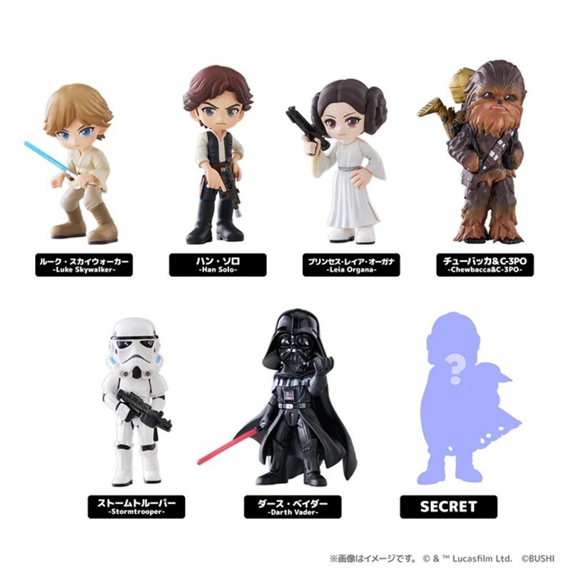 BUSHIROAD PalVerse STAR WARS 星際大戰 盲盒共6款+1隱藏款 日版 可挑款 盒抽 盒玩-細節圖2
