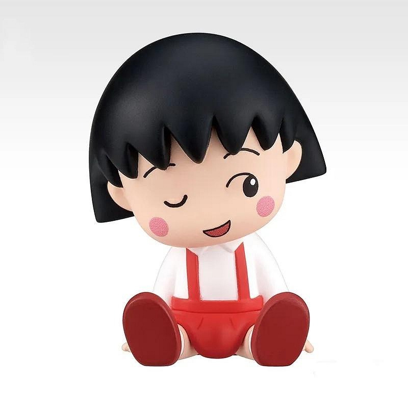 TAKARATOMY 櫻桃小丸子倚肩公仔P2 共5款 扭蛋 轉蛋 公仔 盒玩-規格圖3
