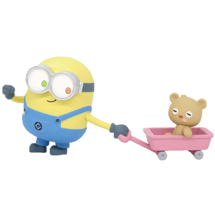 TAKARATOMY 小小兵 BOB 與 Timmy 美好時光公仔P2 共4款 扭蛋 轉蛋 公仔 盒玩-規格圖3