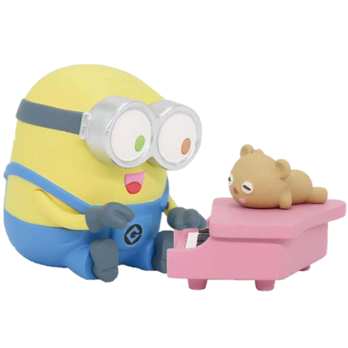 TAKARATOMY 小小兵 BOB 與 Timmy 美好時光公仔P2 共4款 扭蛋 轉蛋 公仔 盒玩-規格圖3