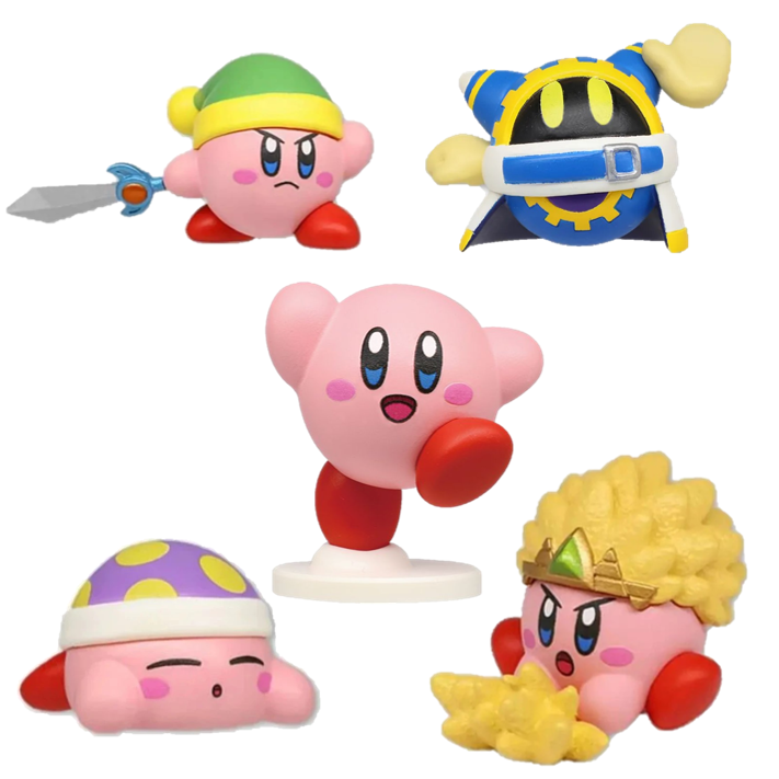TAKARATOMY 星之卡比 WII豪華版掌心公仔 共5款 扭蛋 轉蛋 公仔 盒玩-細節圖3