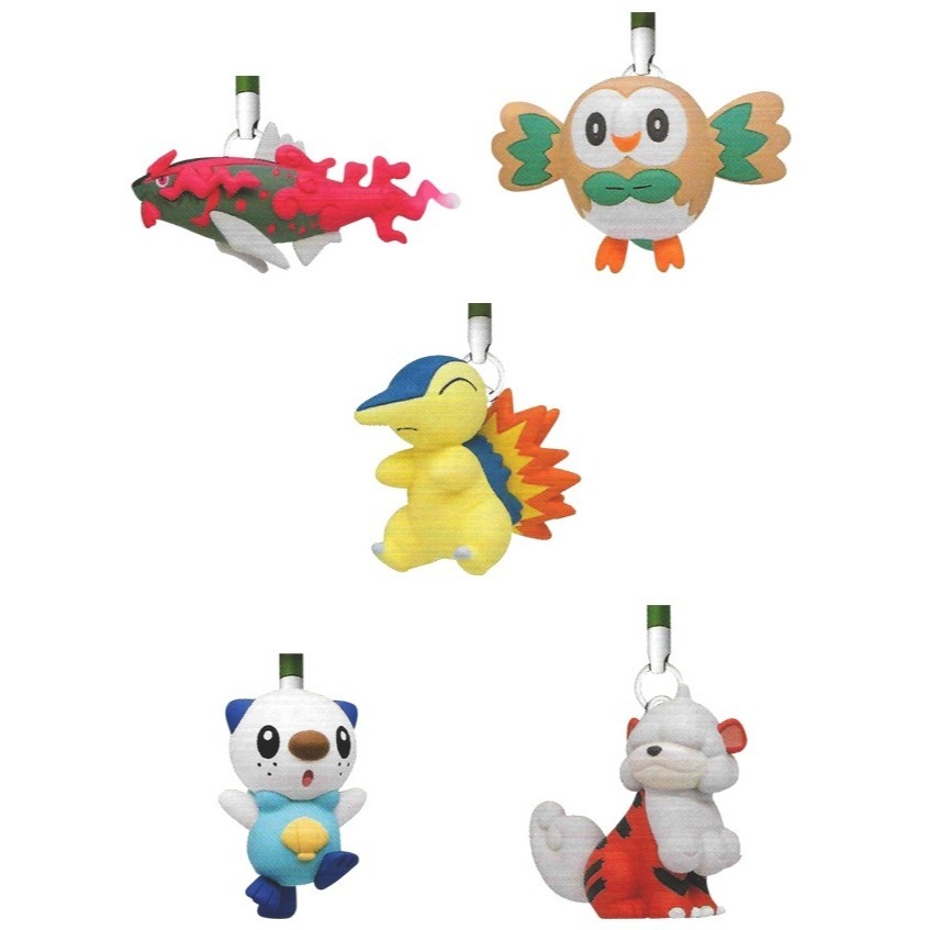 TAKARATOMY 精靈寶可夢公仔吊飾-洗翠篇 共5款 扭蛋 轉蛋 公仔 盒玩-細節圖3