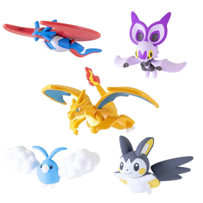 TAKARATOMY 精靈寶可夢飛翔公仔吊飾 共5款 扭蛋 轉蛋 公仔 盒玩-細節圖3