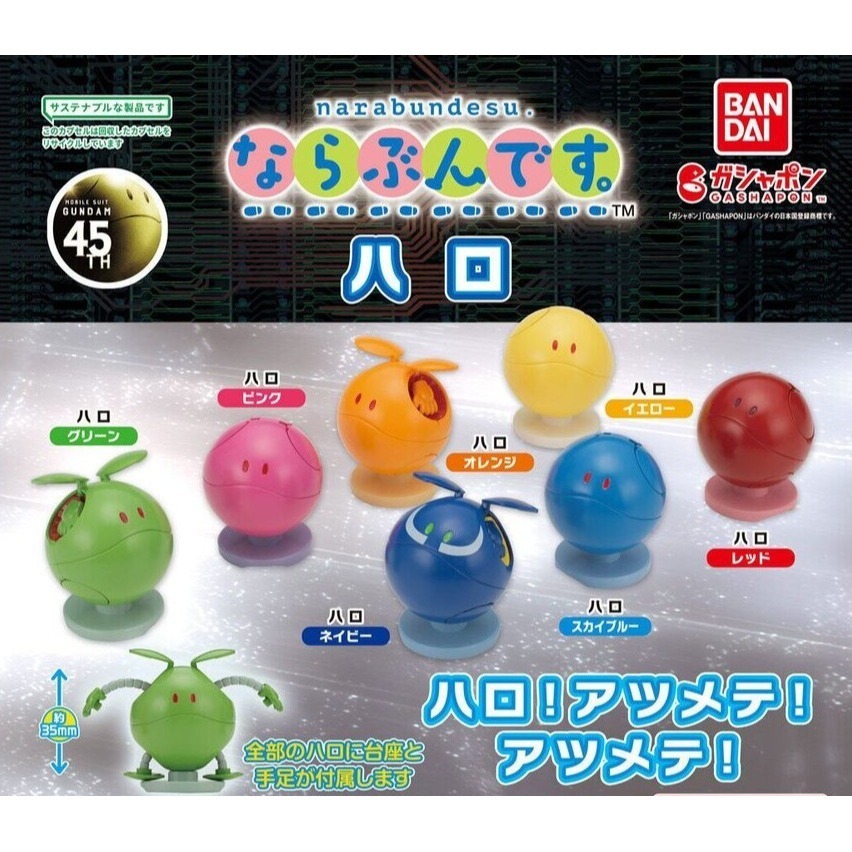 BANDAI 萬代 等待中機動戰士鋼彈-哈囉 共7款 扭蛋 轉蛋 公仔 盒玩-細節圖2