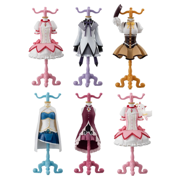 BANDAI 萬代 魔法少女小圓服裝飾品架 共6款 扭蛋 轉蛋 公仔 盒玩-細節圖3