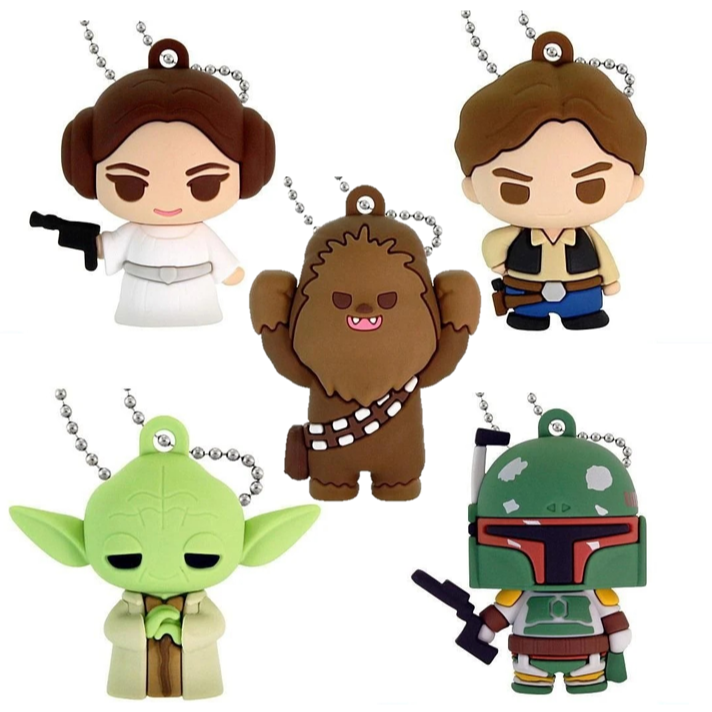 TAKARATOMY STAR WARS 星際大戰軟膠公仔吊飾P2 共5款 扭蛋 轉蛋 公仔 盒玩-細節圖3