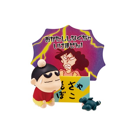 RE-MENT 蠟筆小新訊息留言板公仔 盲盒共6款 日版 可挑款 景品盒玩 盒抽-規格圖3