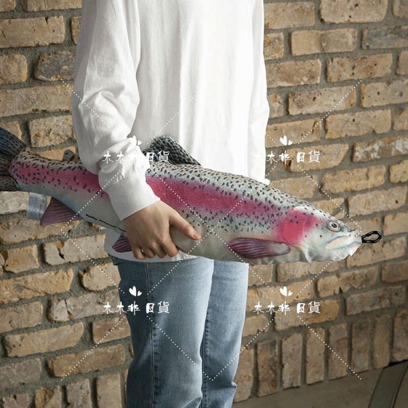 木木非 日本DULTO魚抱枕 靠墊 抱枕 療育擺設-細節圖2