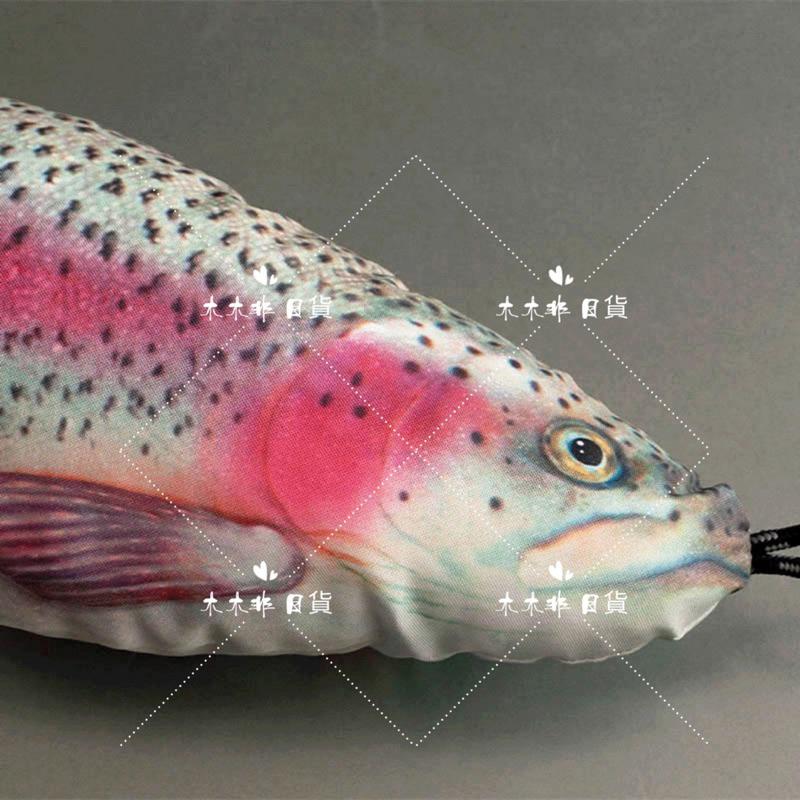 木木非 日本DULTO魚抱枕 靠墊 抱枕 療育擺設-細節圖3