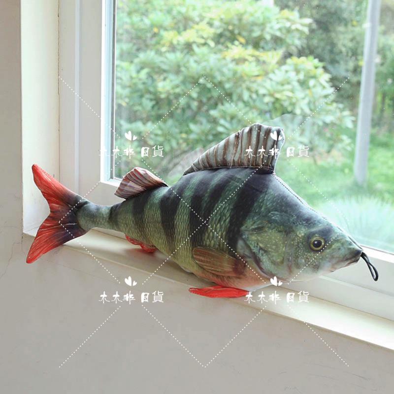 木木非 日本DULTO魚抱枕 靠墊 抱枕 療育擺設-細節圖6