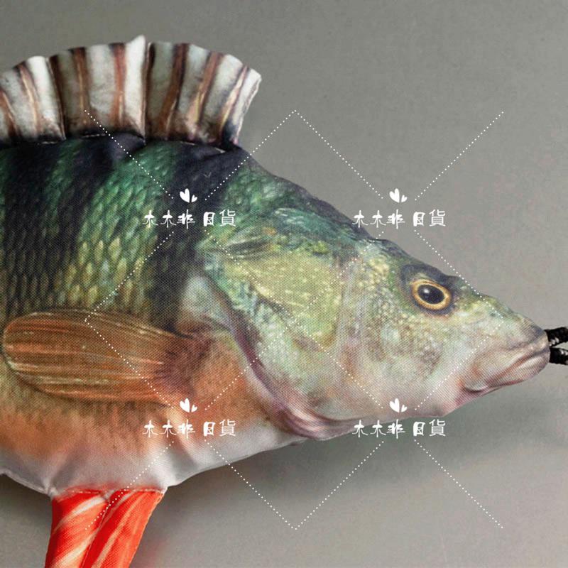 木木非 日本DULTO魚抱枕 靠墊 抱枕 療育擺設-細節圖7