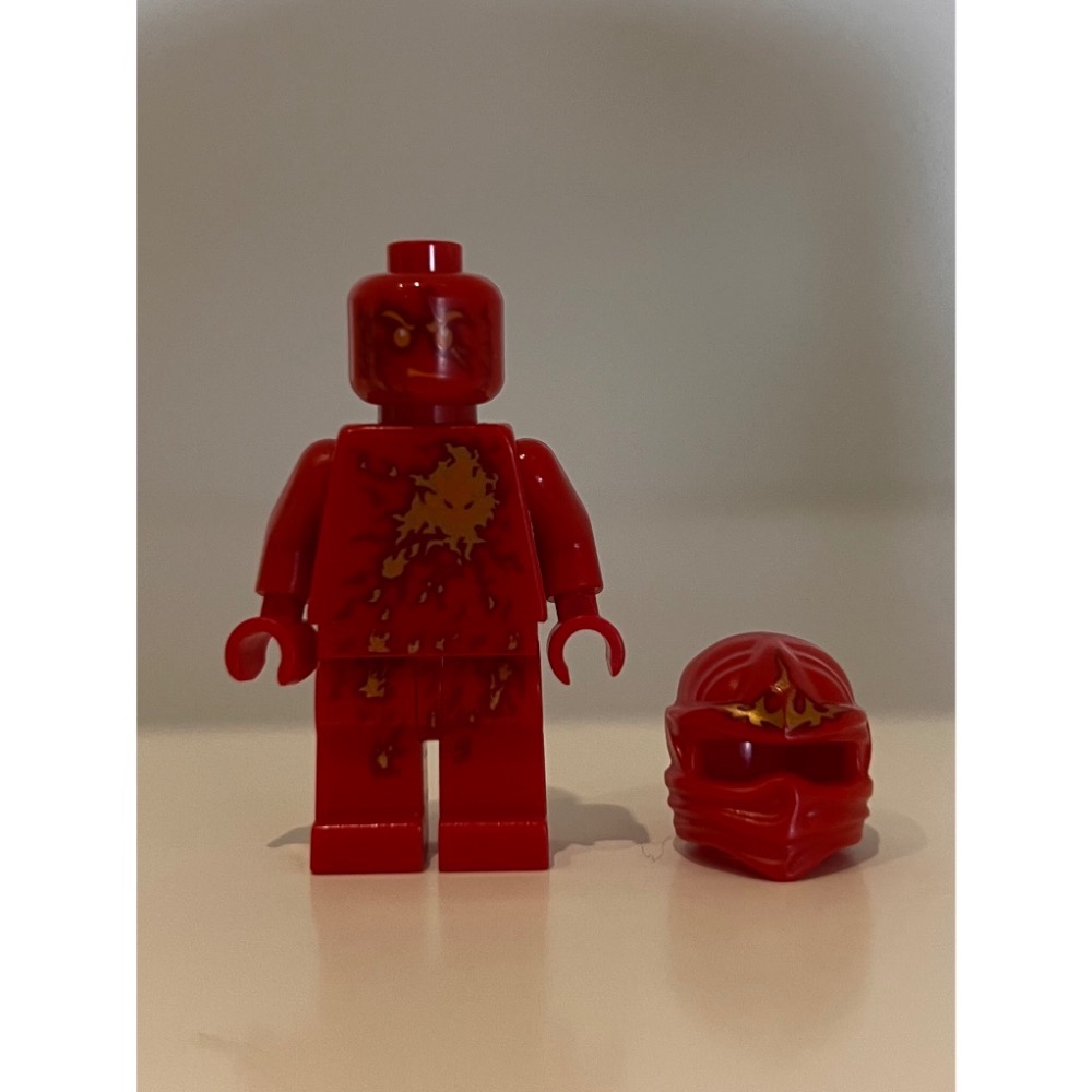 LEGO 樂高 9591 旋風忍者 赤地 KAI NRG 二手 人偶-細節圖2