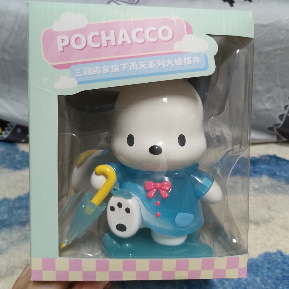 正版授權 三麗鷗 帕恰狗 雨衣 大 公仔-細節圖3