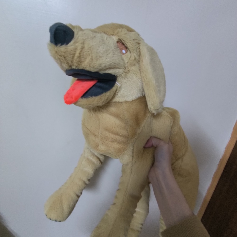 70cm 拉布拉多 可愛 狗狗 娃娃 完玩偶-細節圖2