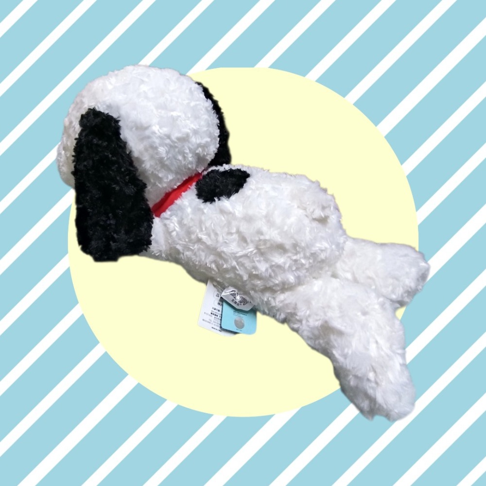 正版授權 60cm SNOOPY 史奴比 史努比 玫瑰絨 趴姿 大 娃娃 玩偶 抱枕-細節圖3