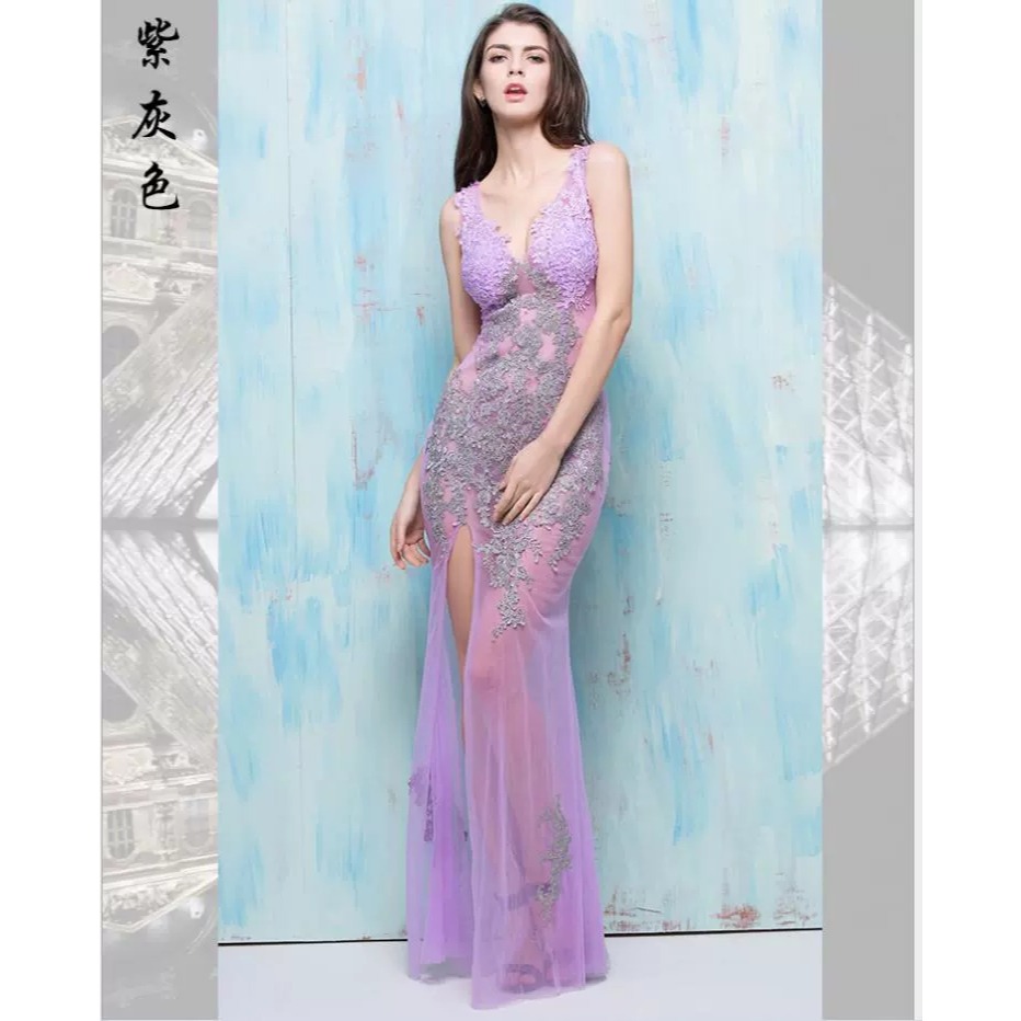 透視裸紗/透視禮服/性感透視/角色扮演/酒店制服/攝影師選拍禮服/三圍訂製/款式修改（NO.001）-規格圖1