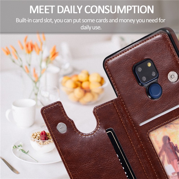 華為 Mate20 Mate20pro 插卡 支架 翻蓋 手機殼-細節圖5