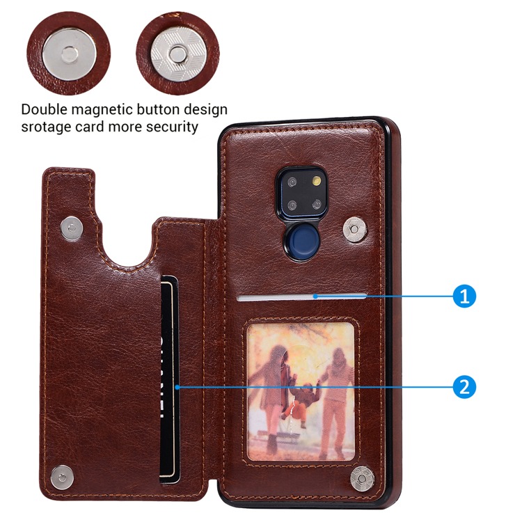 華為 Mate20 Mate20pro 插卡 支架 翻蓋 手機殼-細節圖6