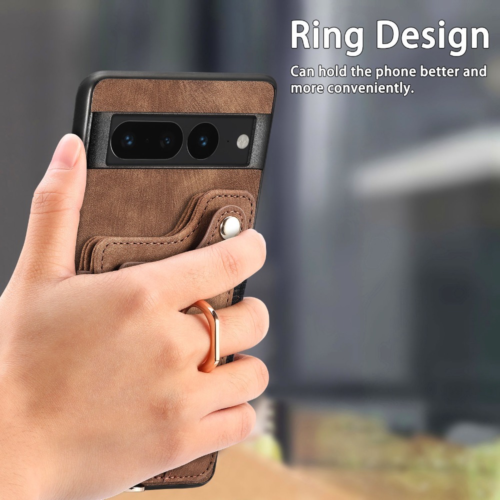 Google Pixel7A Pixel7 7pro Pixel6 6pro 6A 插卡 指環 手機殼-細節圖4