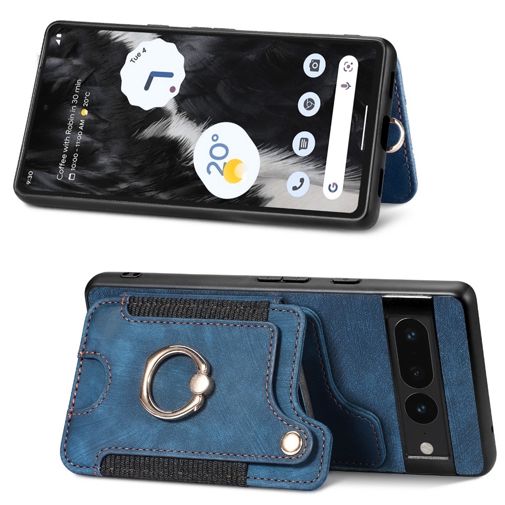 Google Pixel7A Pixel7 7pro Pixel6 6pro 6A 插卡 指環 手機殼-細節圖10