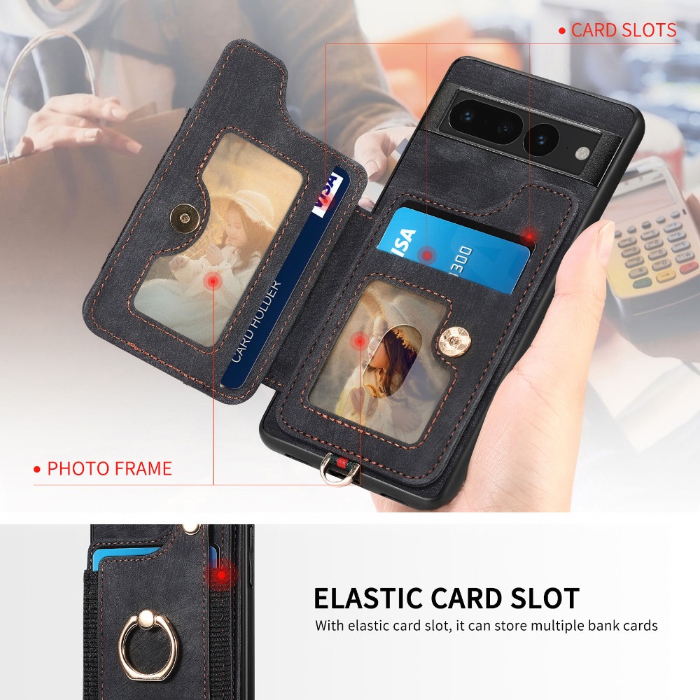 Google Pixel7A Pixel7 7pro Pixel6 6pro 6A 插卡 指環 手機殼-細節圖11