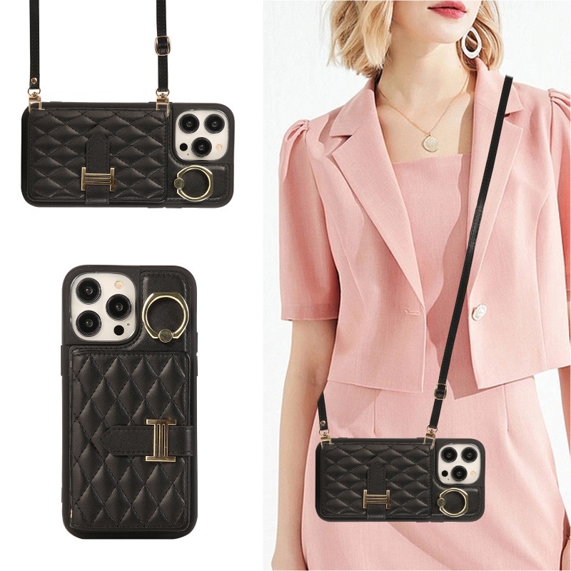 三星 S23 S23+ S22 S22U S21FE S21 S21+ S20FE 側背 菱格紋 插卡 手機殼-細節圖9