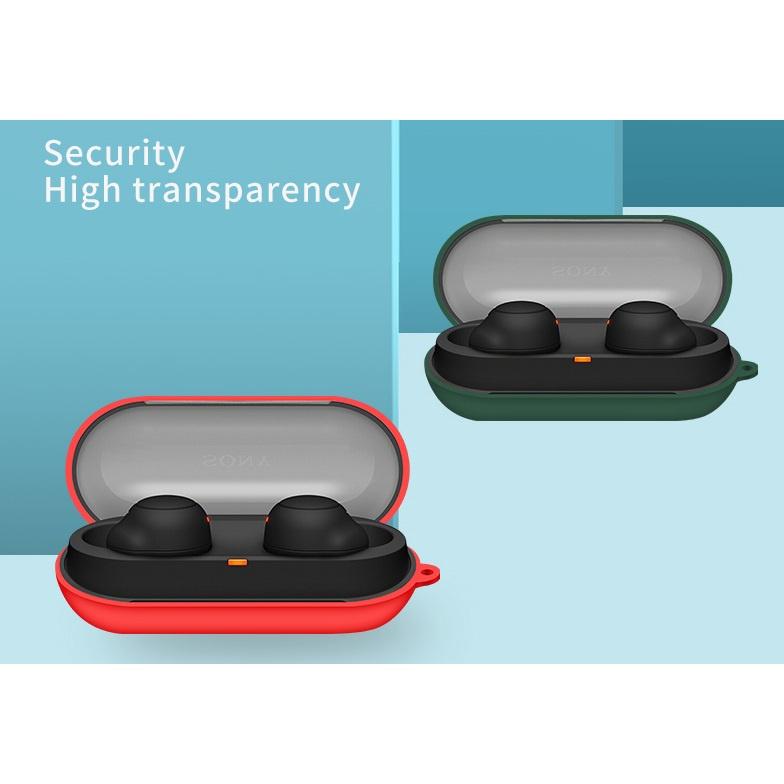 SONY WF-C700N WF-C500 WF-H800 防丟掛繩 矽膠保護套  防摔 矽膠-細節圖2