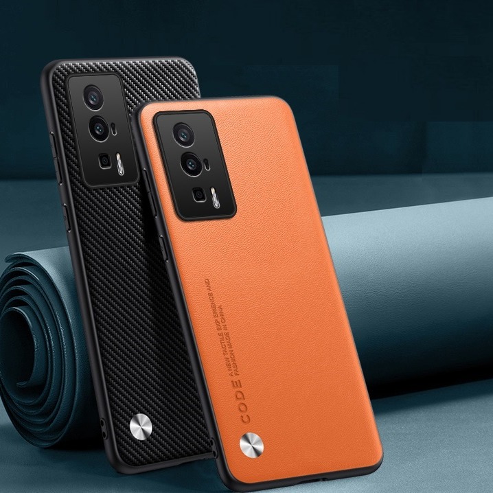 Poco F5 F5pro F4GT C40 F4 皮革紋 防止紋 手感佳 手機殼-細節圖3