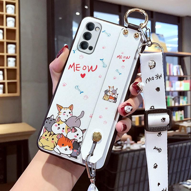 OPPO Reno8 8pro 7Z 7Pro 6 6pro 4Z 5pro 2 5Z Reno4 多貓咪 側背 手機殼-細節圖6