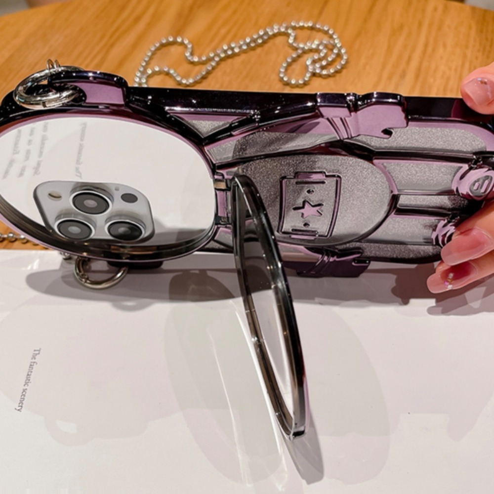 側背 太空人 鏡頭保護 鏡面 支架 iPhone14 14pro 14proMAX 13 13Pro 12 12Pro-細節圖2