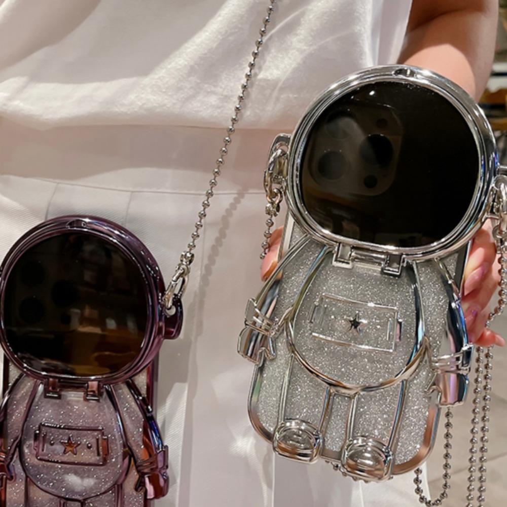 側背 太空人 鏡頭保護 鏡面 支架 iPhone14 14pro 14proMAX 13 13Pro 12 12Pro-細節圖4