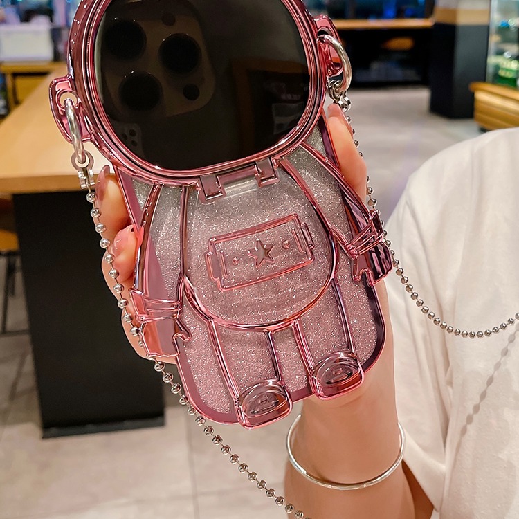 側背 太空人 鏡頭保護 鏡面 支架 iPhone14 14pro 14proMAX 13 13Pro 12 12Pro-細節圖5