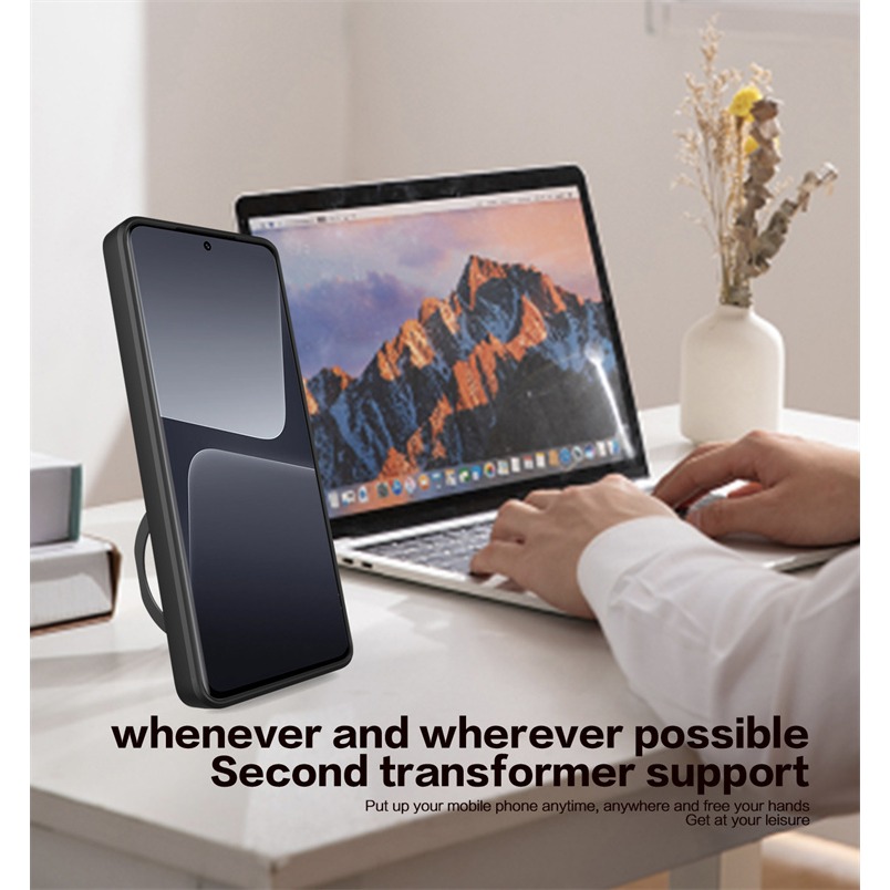 小米13T 13Tpro 13 13pro Poco F5 F5pro 鏡頭防護 磁吸 支架鎧甲 手機殼-細節圖6