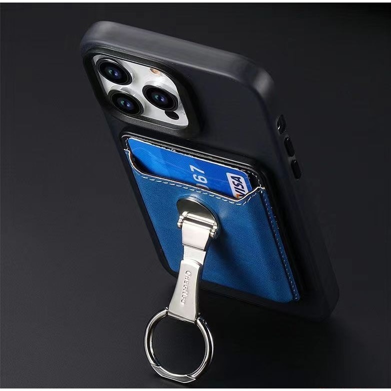 蘋果 magsafe保護套 百變支架 指環 保護套 無線充電保護套-細節圖7