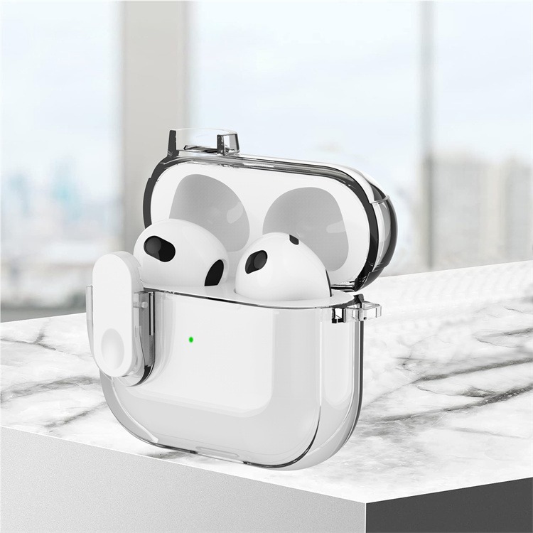 蘋果 AirPods Pro2 2022 AirPods1/2 AirPods3 卡扣 高透 耳機保護套 保護殼-細節圖2