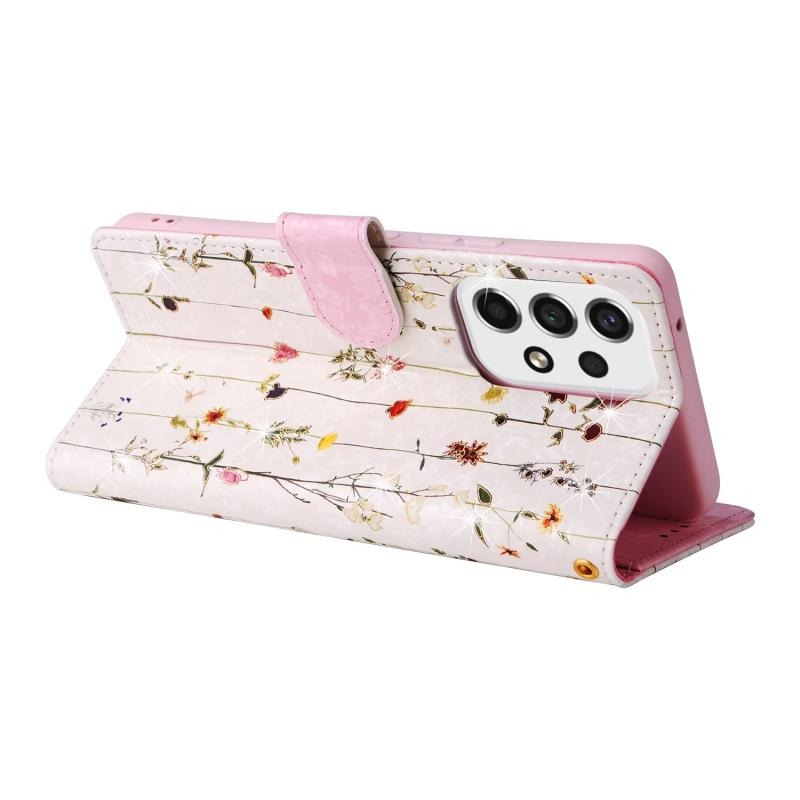 小米 紅米note13 紅米note13pro 紅米note13pro+燙金 復古花 側立 皮套-細節圖5