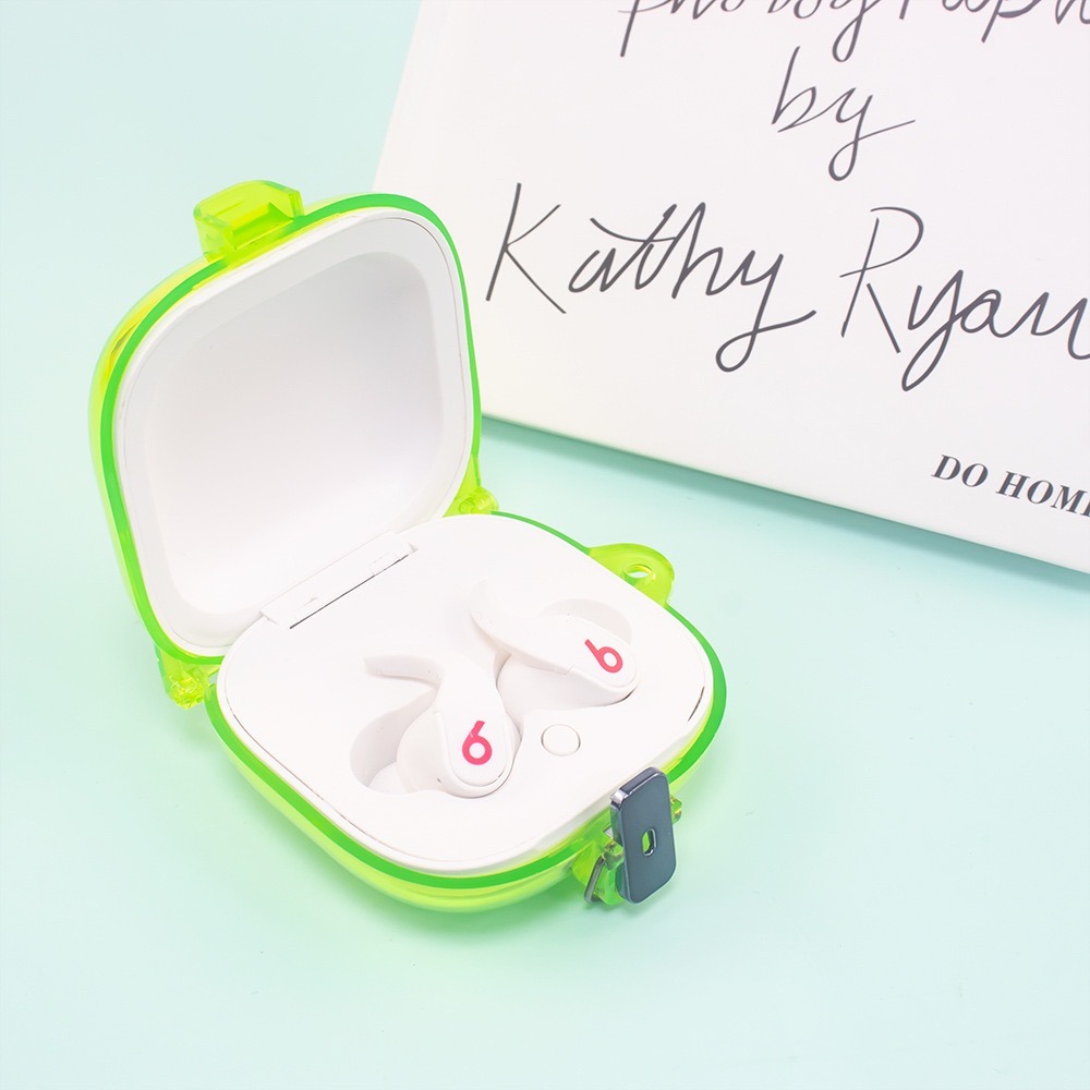 蘋果 魔音 beats fit Pro 卡扣 盔甲 透明 藍芽耳機保護套 保護殼-細節圖6