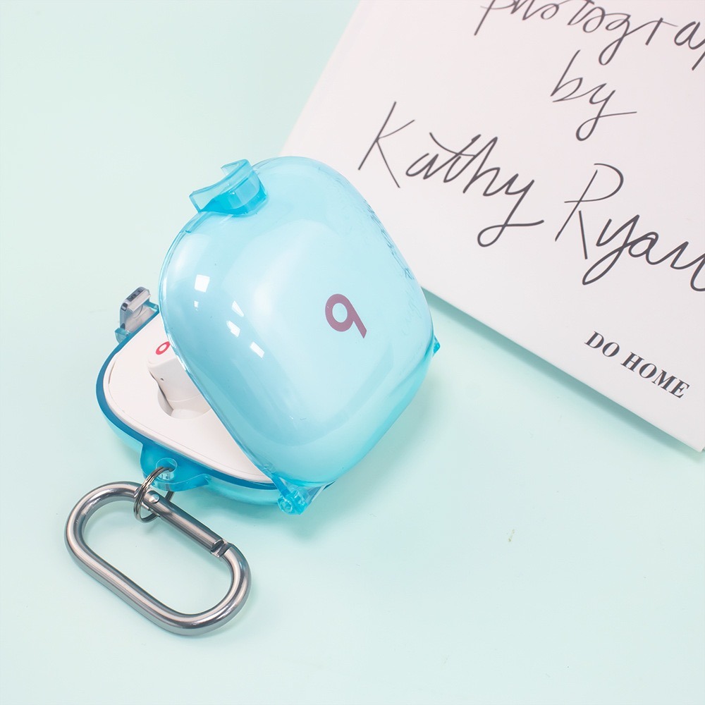 蘋果 魔音 beats fit Pro 卡扣 盔甲 透明 藍芽耳機保護套 保護殼-細節圖7