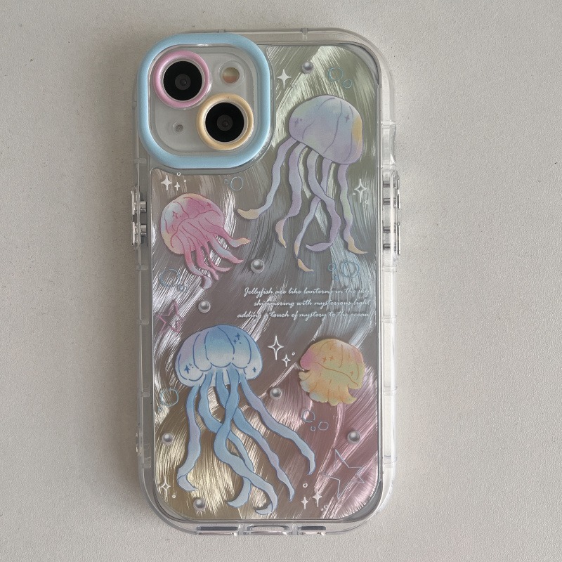 蘋果15 15pro 14 14Pro 14ProMax 13pro 11 13 12pro 貝殼 水母 手機殼-細節圖7