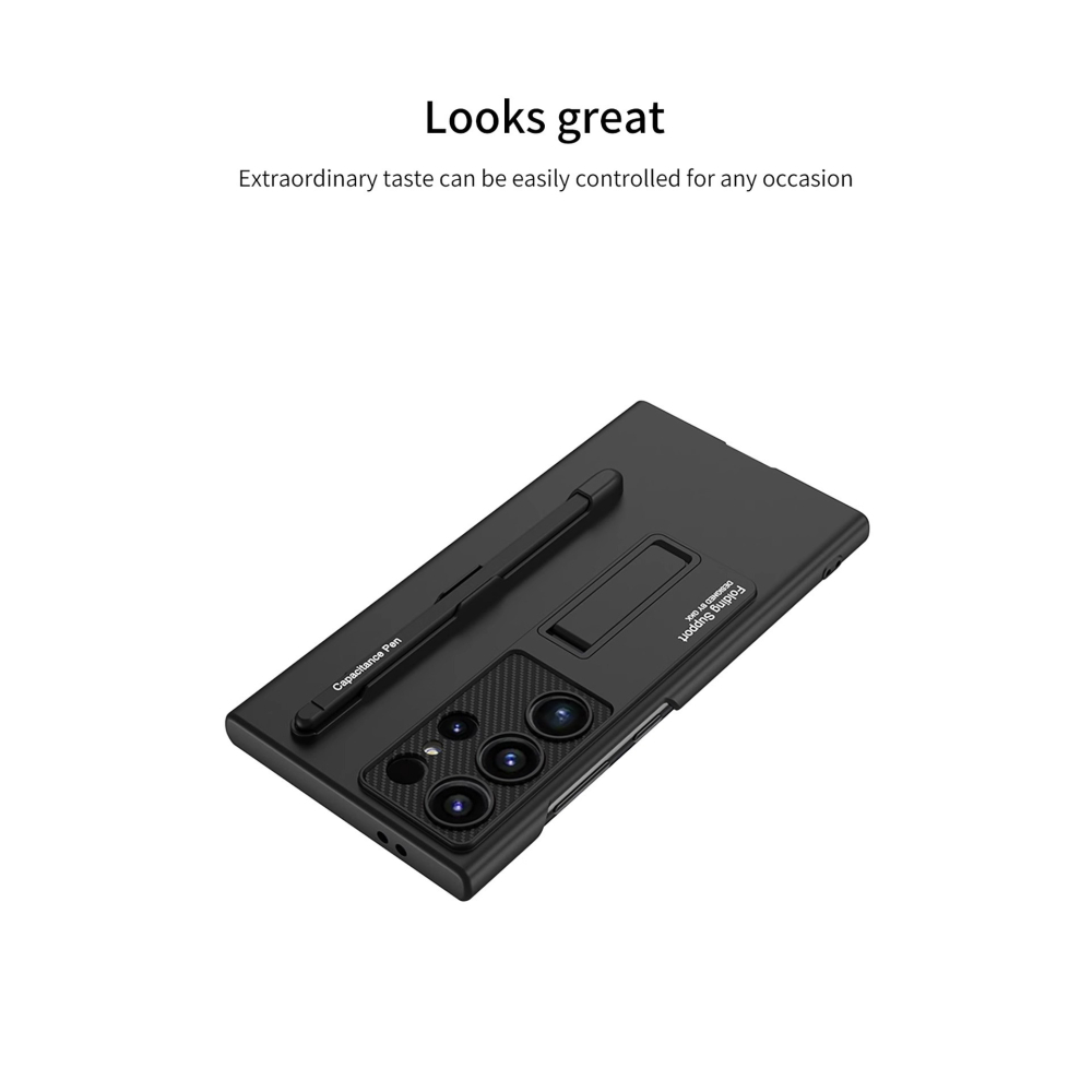 三星 S24 S24+ S24U S23 S23+ S23U S22 S22+ 支架 磨砂 觸碰筆 筆槽 手機殼-細節圖2