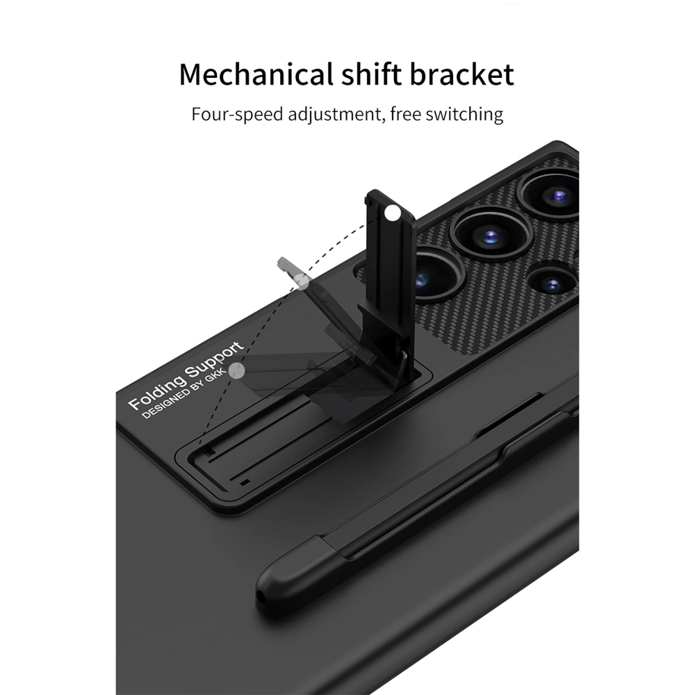 三星 S24 S24+ S24U S23 S23+ S23U S22 S22+ 支架 磨砂 觸碰筆 筆槽 手機殼-細節圖5