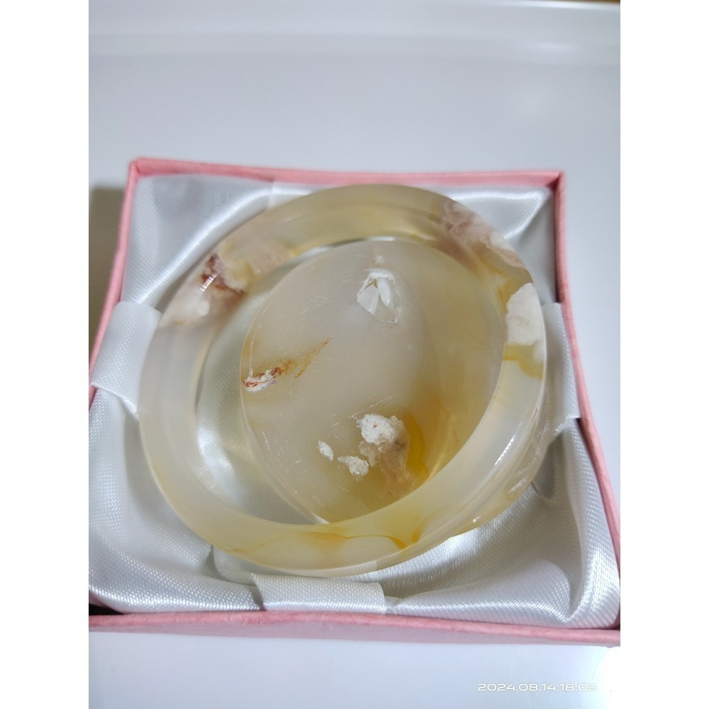 櫻花瑪瑙手鐲套鐲-細節圖2