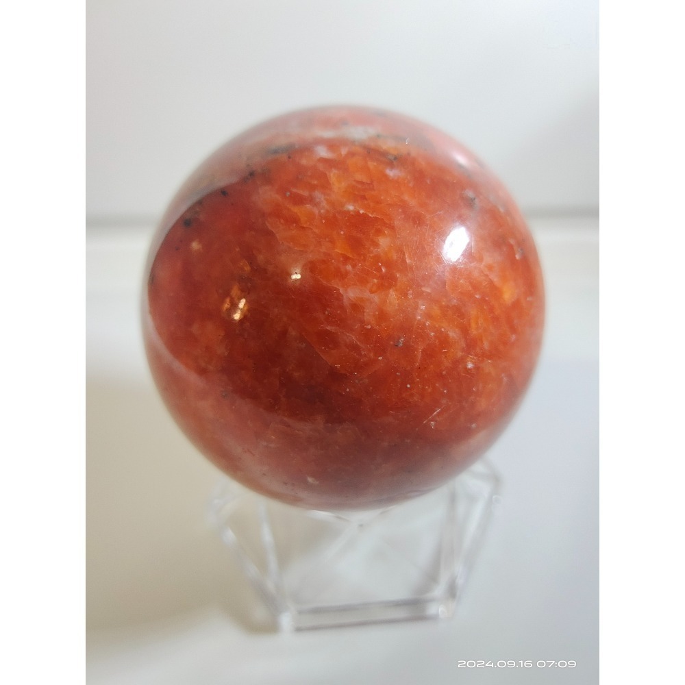 橙太陽石球-細節圖2