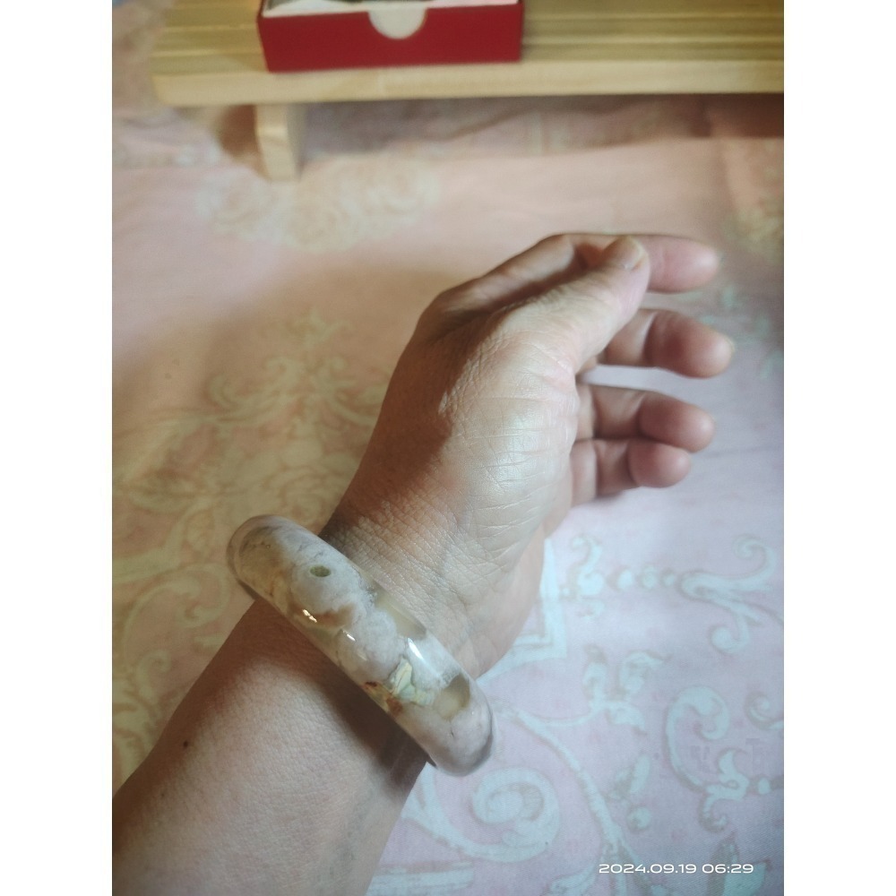 櫻花瑪瑙手鐲套鐲-細節圖3