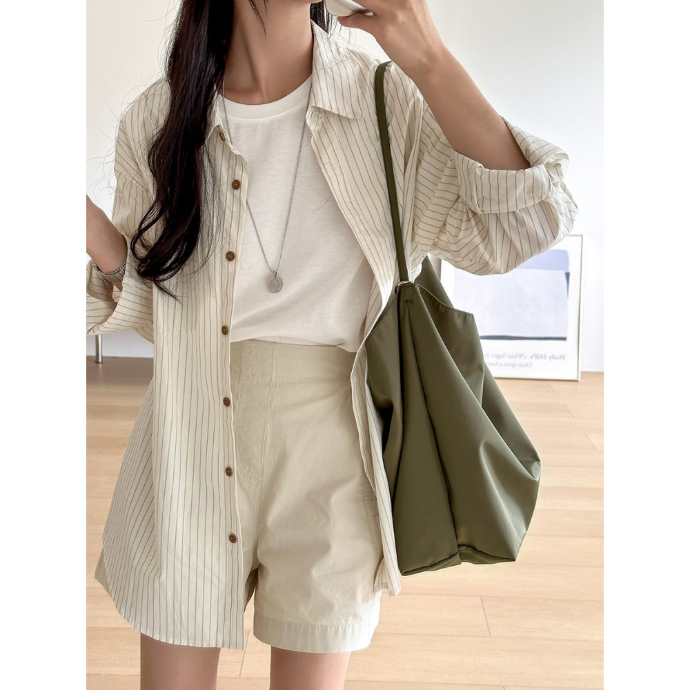 實用性好高😎R33韓國空運🇰🇷時尚輕便綁帶敞口水桶包 通勤單肩包 百搭 大容量 尼龍包包 輕便型 韓國包包 托-細節圖11