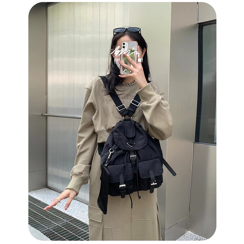 旅行多功能♬💫F19韓國🇰🇷代購休閒牛津布雙肩背包 後背包 雙肩包 多功能旅行包 簡約旅行包 韓國後背包 經典-細節圖2