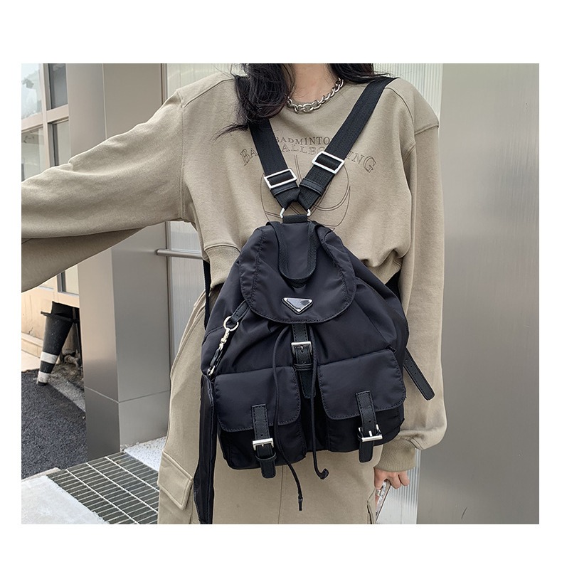 旅行多功能♬💫F19韓國🇰🇷代購休閒牛津布雙肩背包 後背包 雙肩包 多功能旅行包 簡約旅行包 韓國後背包 經典-細節圖6