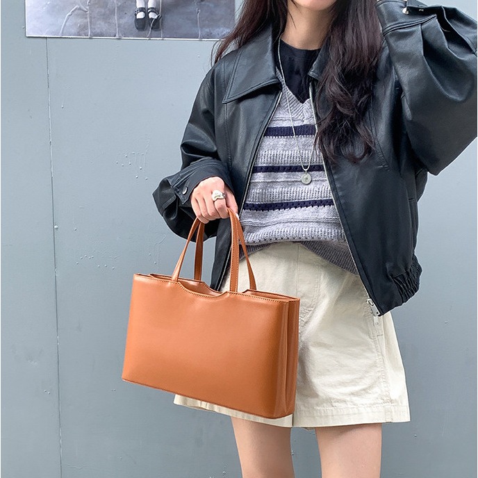 雙層設計⍢實用的公文包დC30韓國空運🇰🇷通勤上班族最愛的質感公文包 皮革手提包 托特包 東大門新款 韓國包包-細節圖10